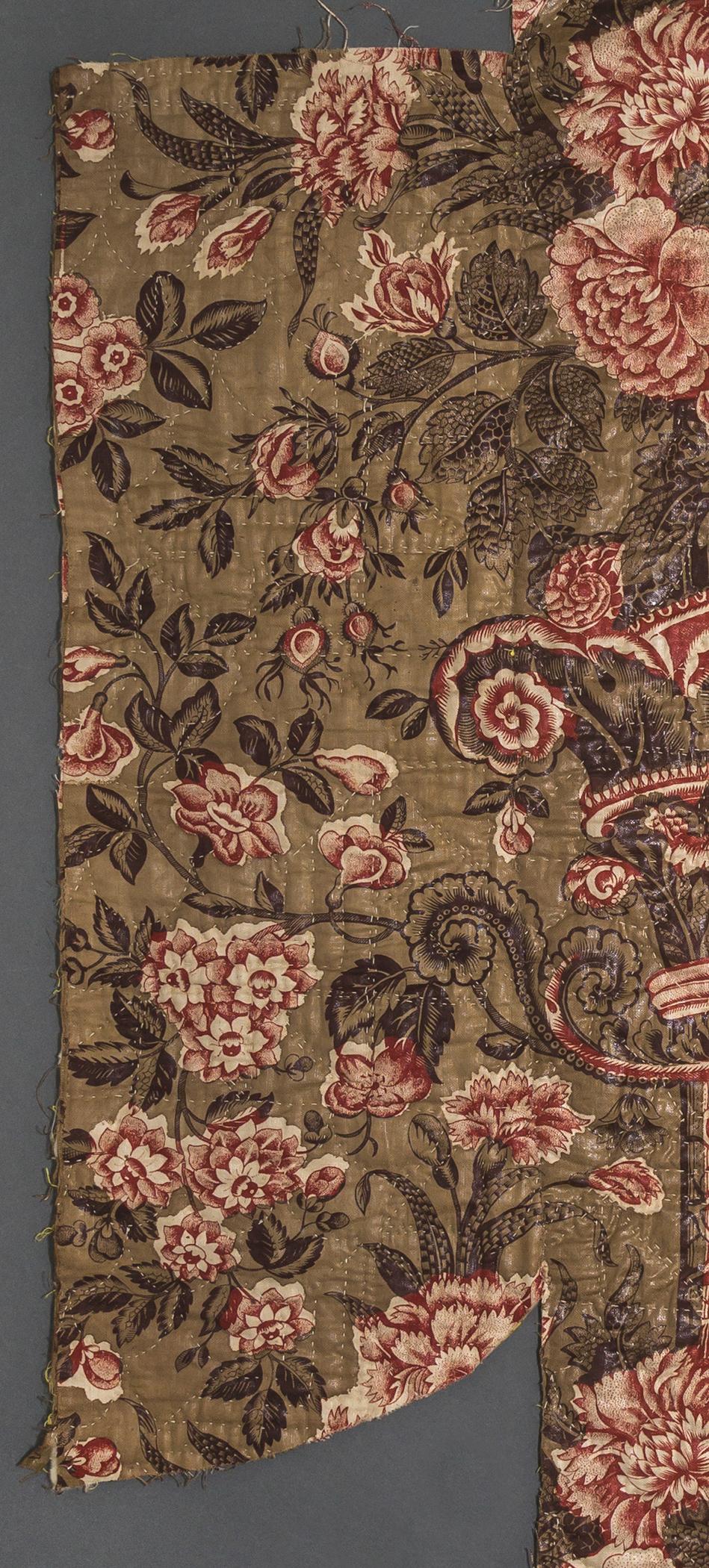 1969.3356 Textile, printed, detail 4