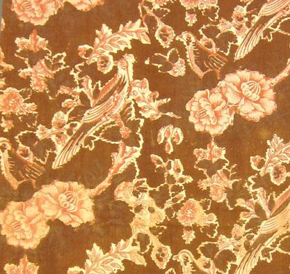 T1080 textile, printed design repeat