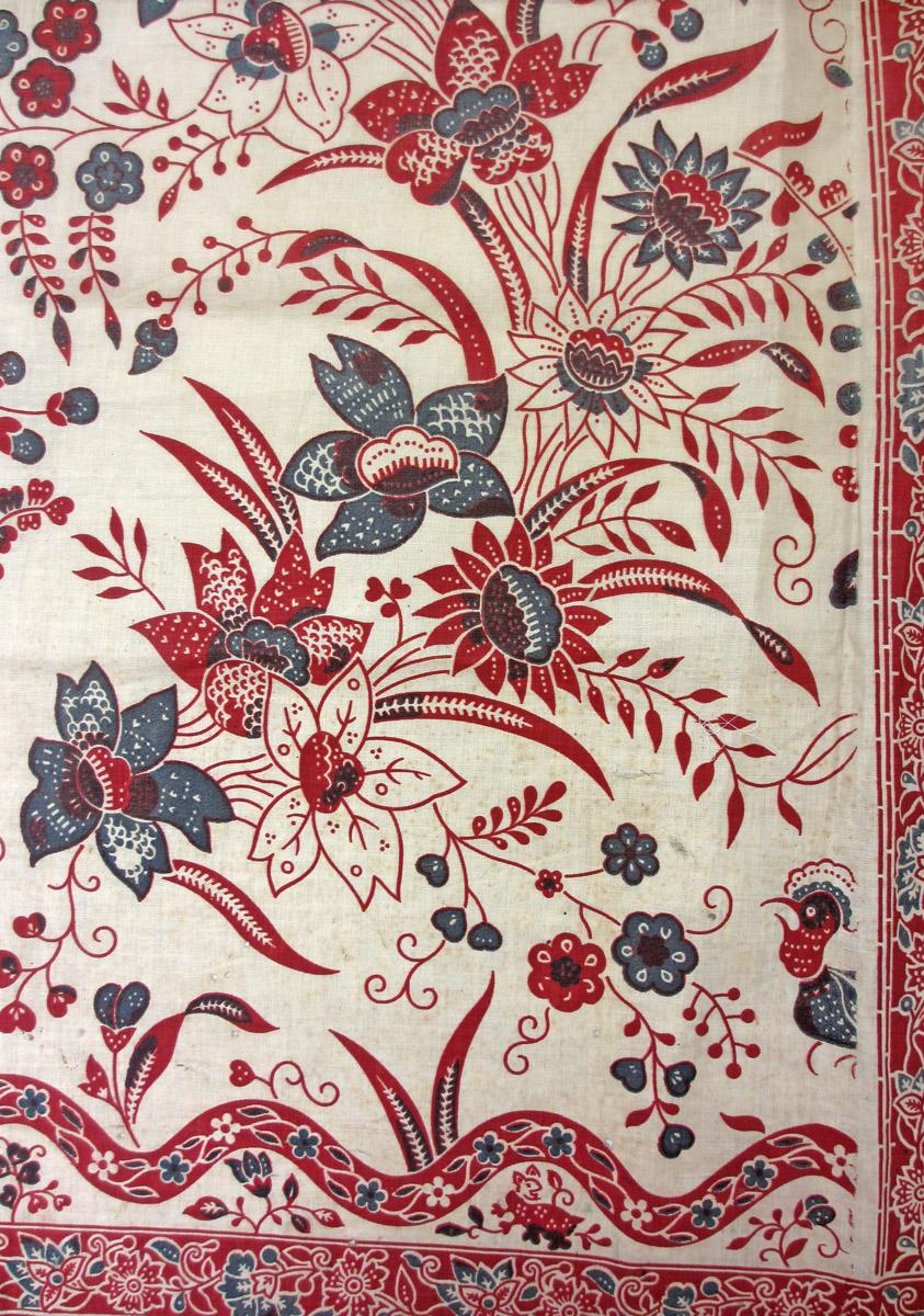 1969.3358 textile, printed detail 4