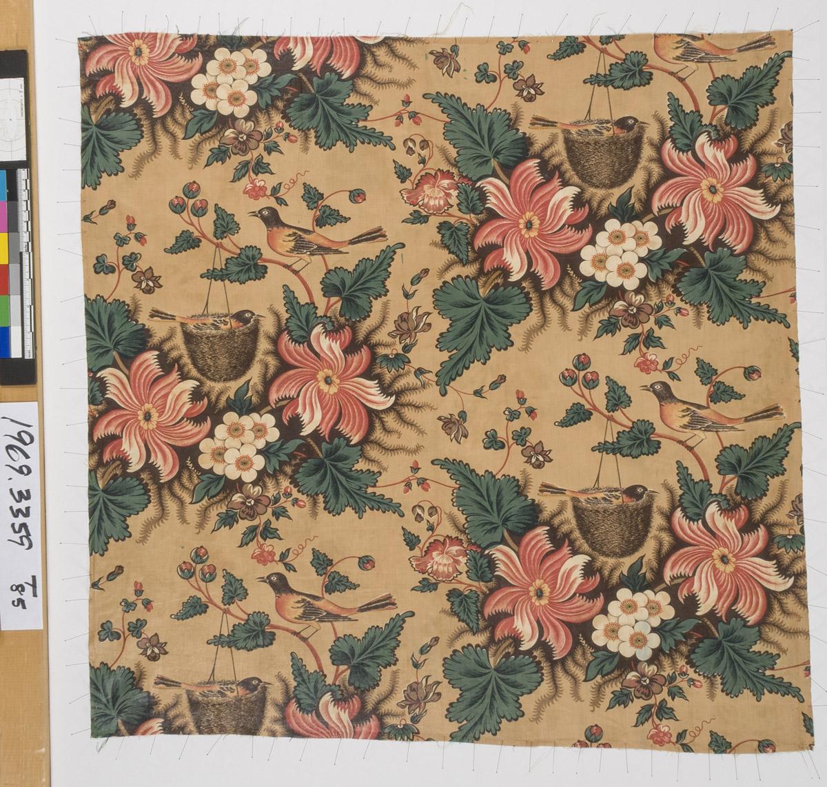 1969.3359 Textile, printed, view 1