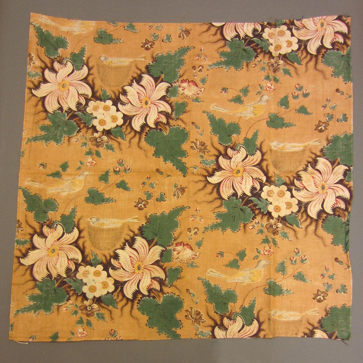 1969.3359 Textile, printed reverse