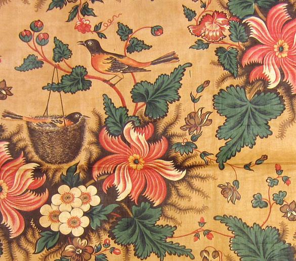 1969.3359 Textile, printed partial design repeat