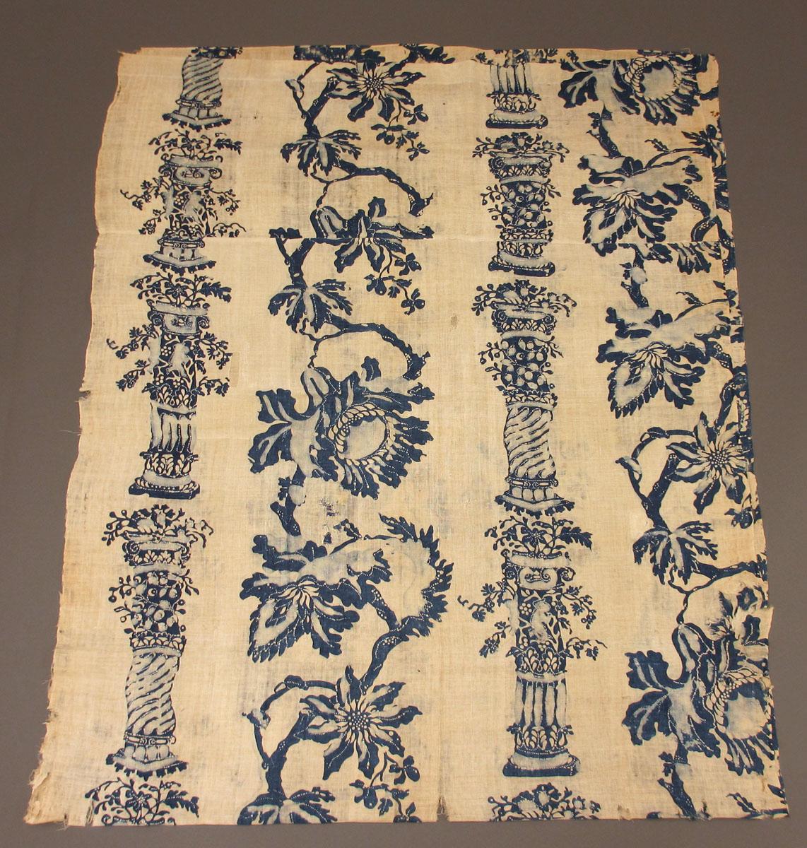1969.3365 Textile, printed partial obverse