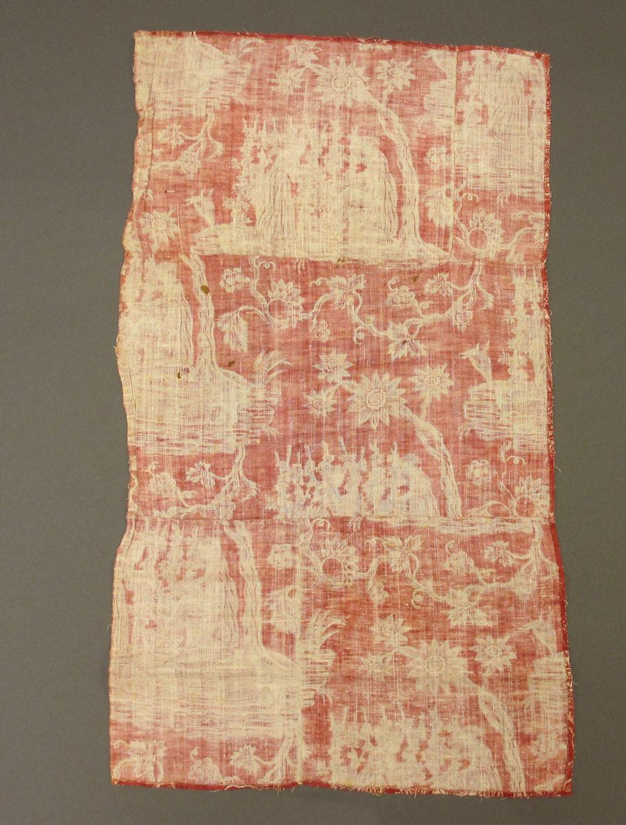 1969.3366 A Textile, printed reverse
