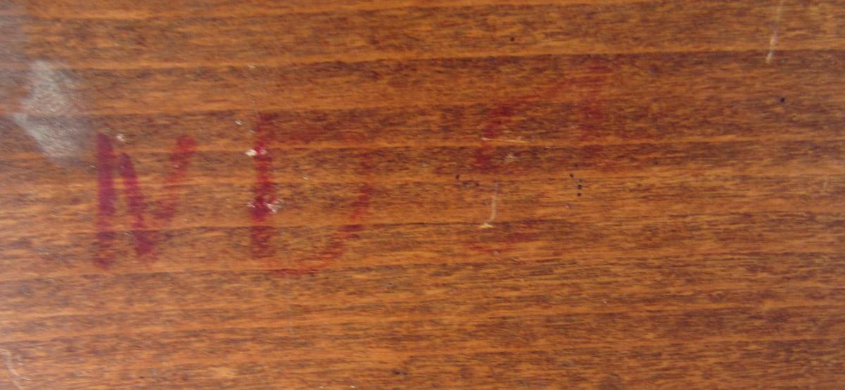 1957.0093.036 A Tongue plane, Mark handwritten