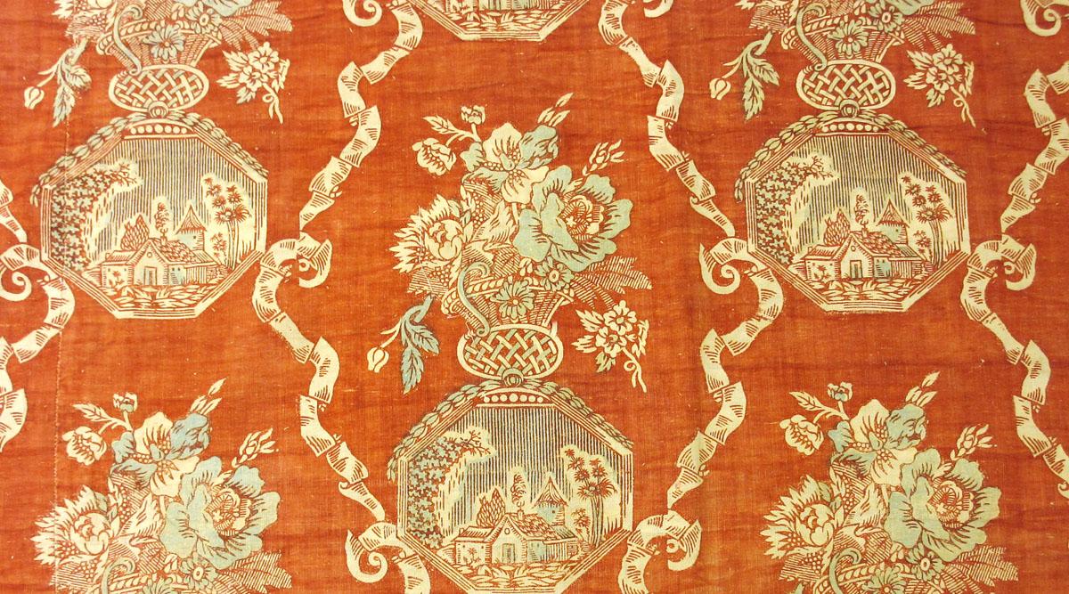 T1006 textile, printed design repeat