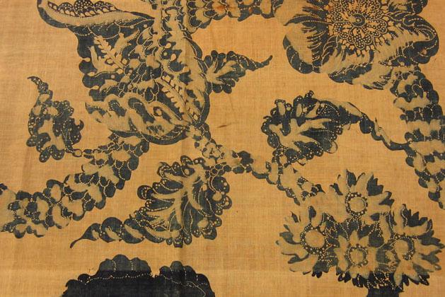 1969.3384 Textile, printed partial design repeat