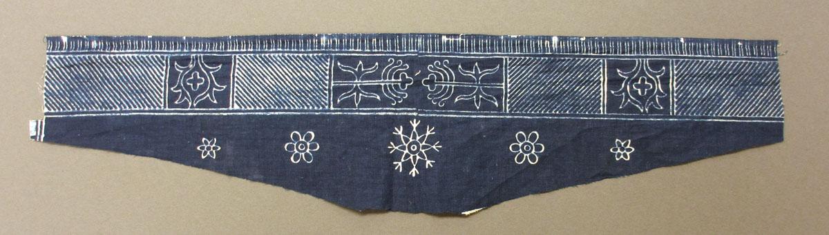 1969.3386 A Textile, printed reverse