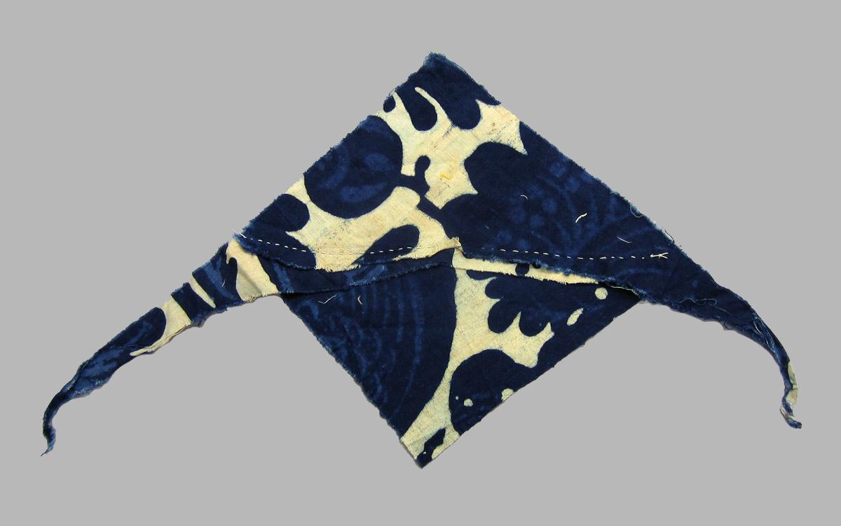 1969.3387 textile, printed reverse