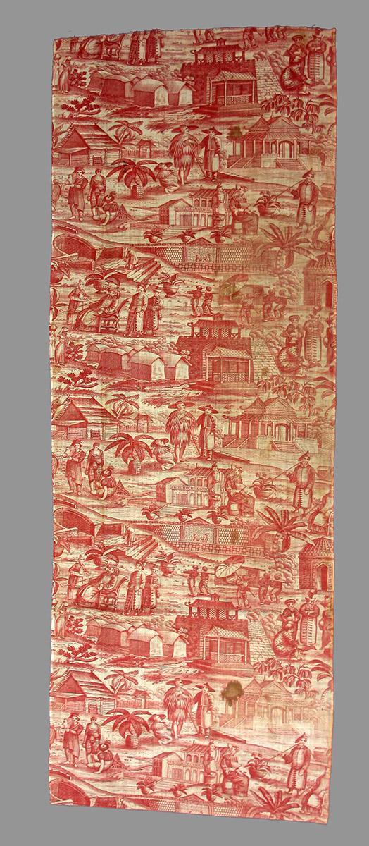 1969.3393 textile, printed obverse