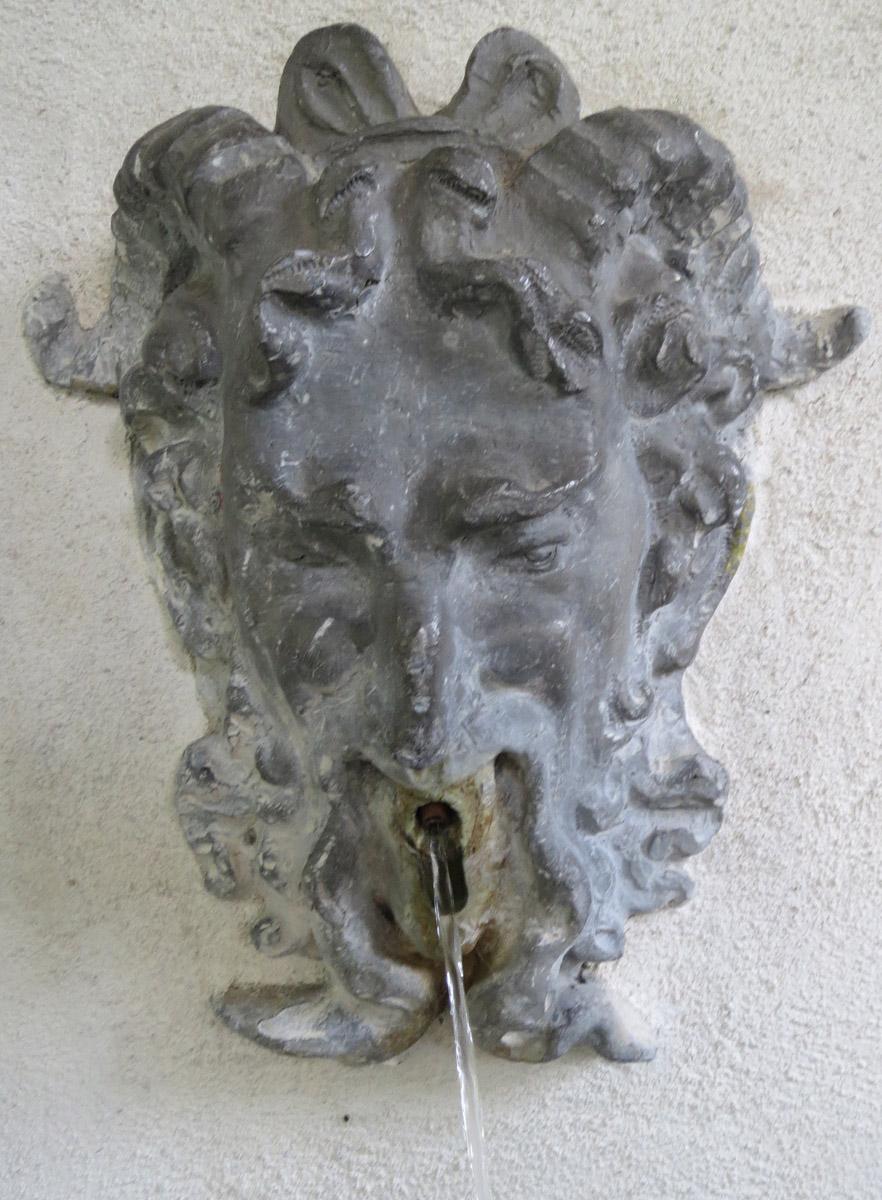 1969.3438 Fountain head, front view