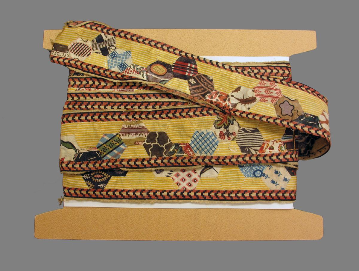 1969.3525 A, B tape, printed overall