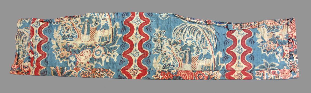 1969.3560.009 Textile, printed reverse