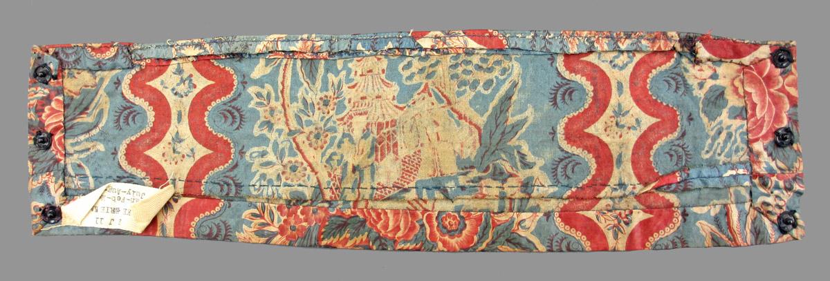 1969.3560.014 Textile, printed reverse