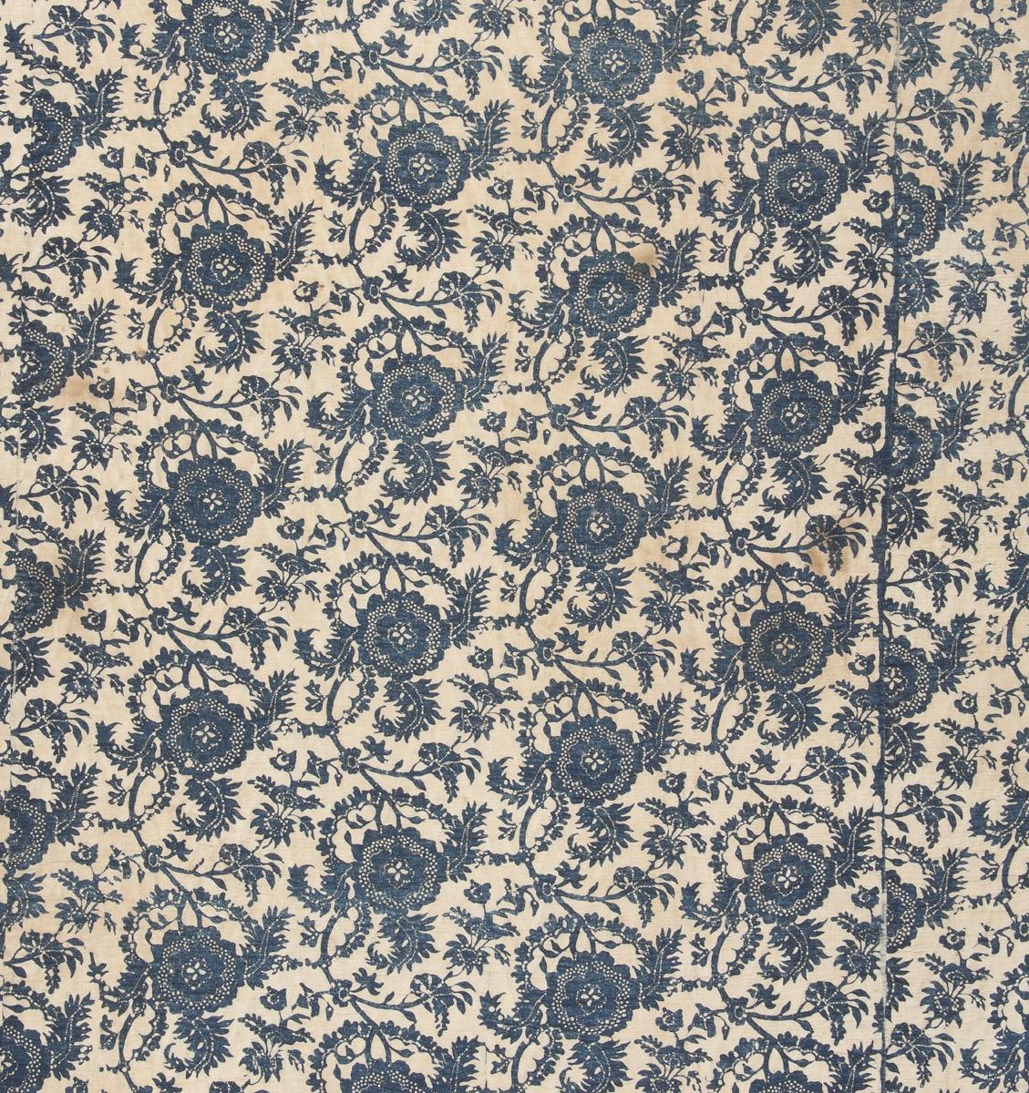 1969.3562 Quilt, detail 1, after conservation treatment