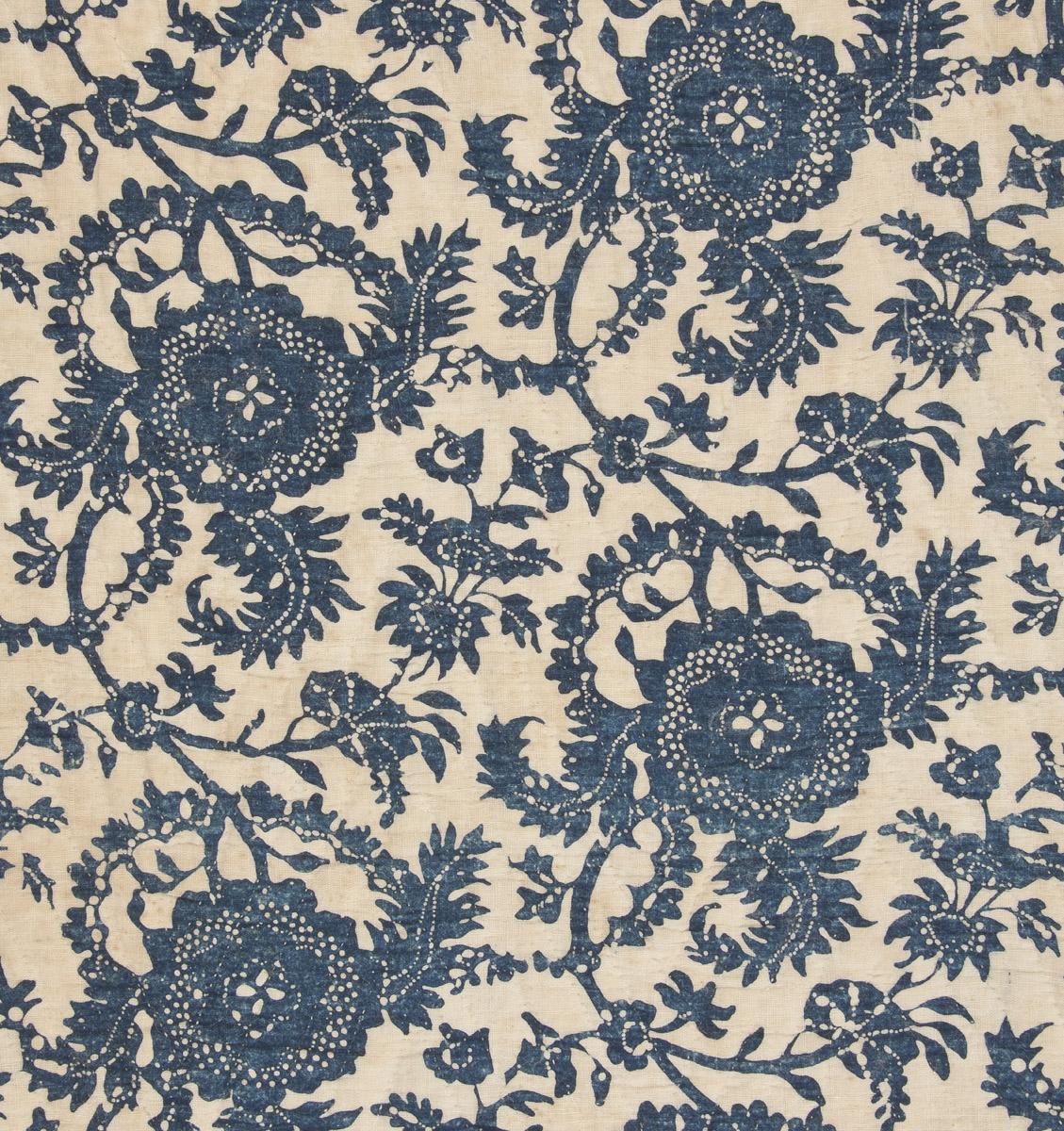 1969.3562 Quilt, detail 2, after conservation treatment