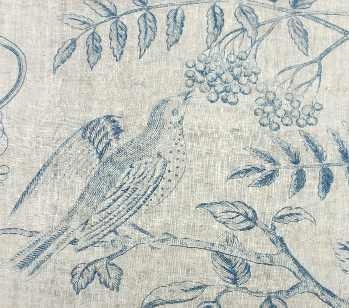 1969.3566 textile, printed detail