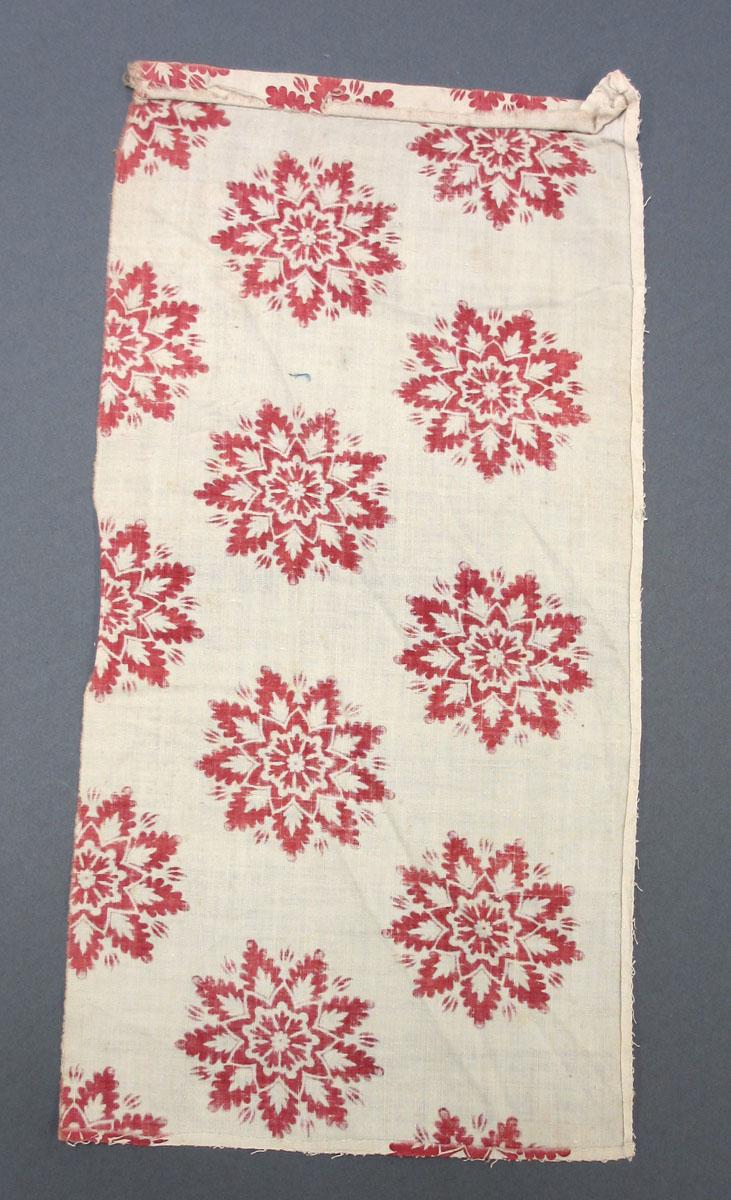 1969.3567 Textile, printed reverse