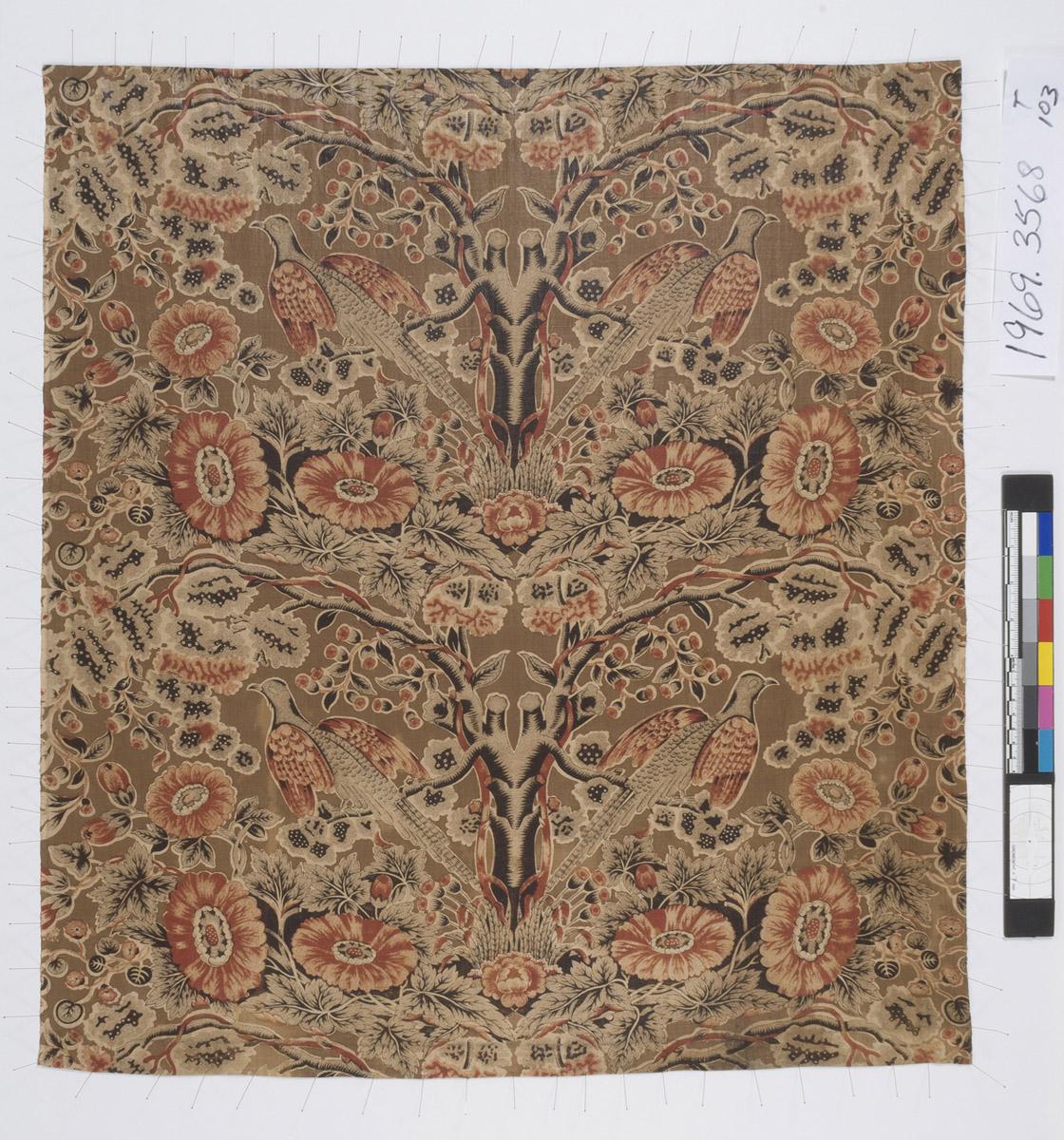 1969.3568 Textile, printed, view 1