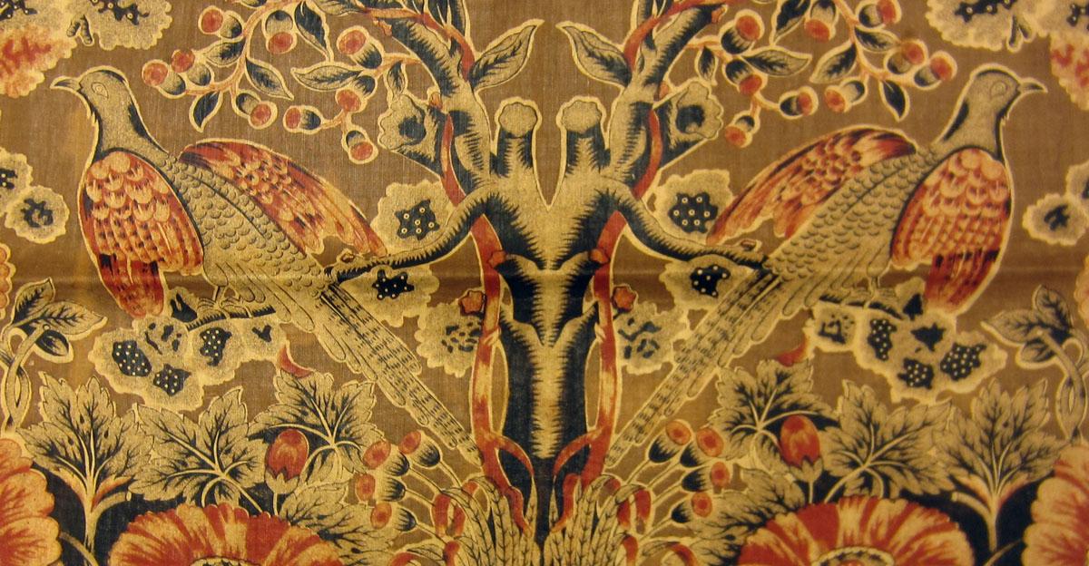 1969.3568 textile, printed detail