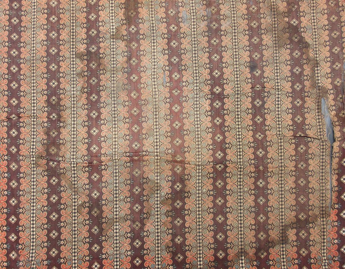 T338 textile, printed design repeat
