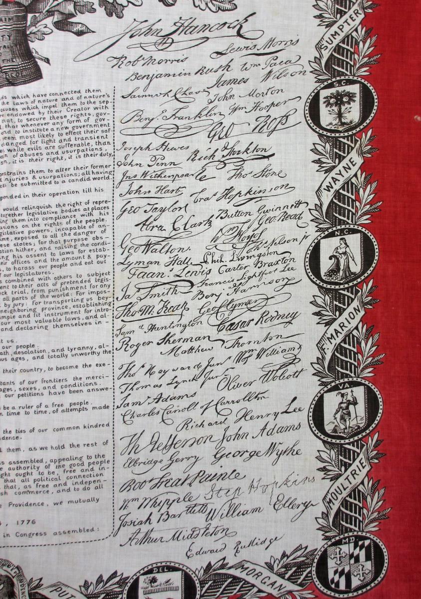 1969.3586 textile, printed detail 1