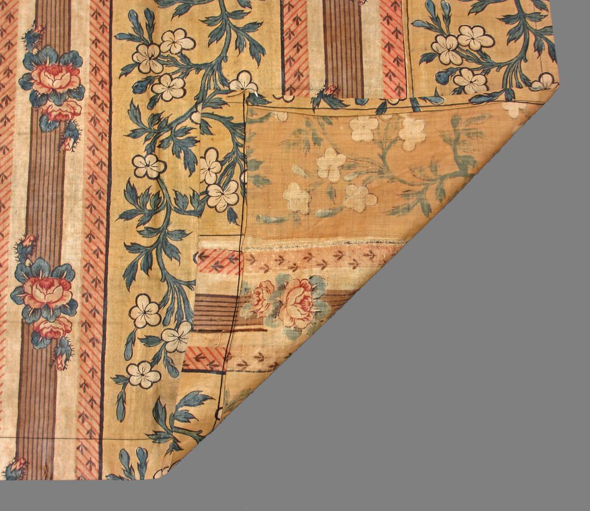 1969.3588.001 textile, printed folded corner