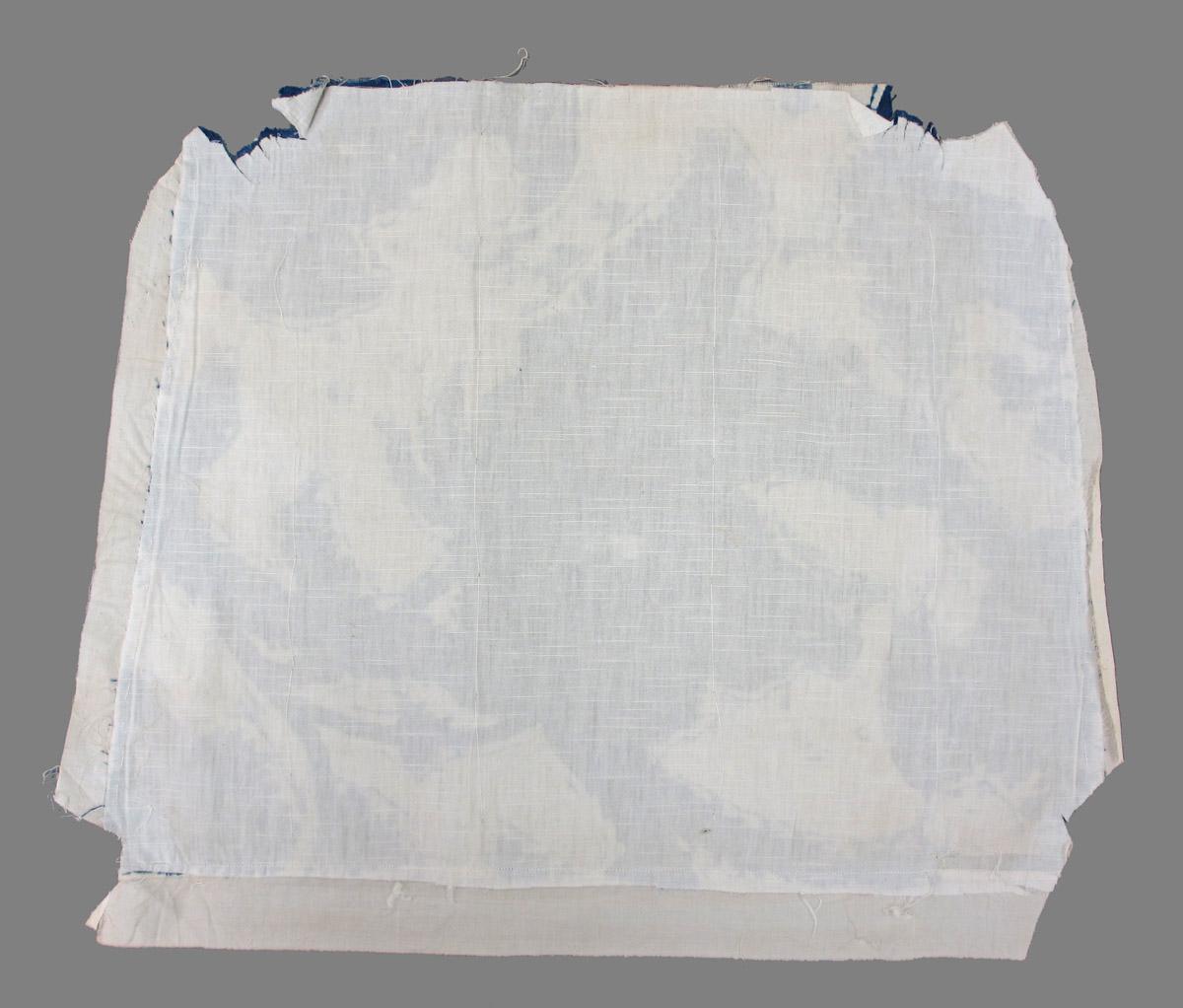 1969.3636 textile, printed reverse