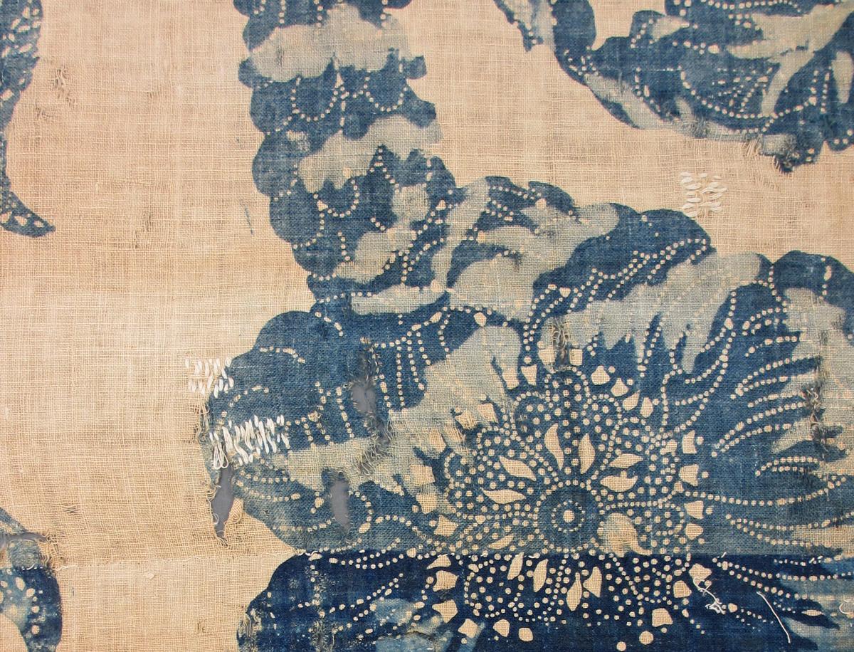 1969.3640.002 textile, printed detail 1