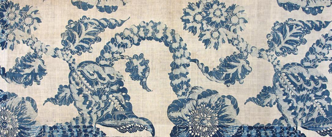 T15 Textile, printed partial, design repeat