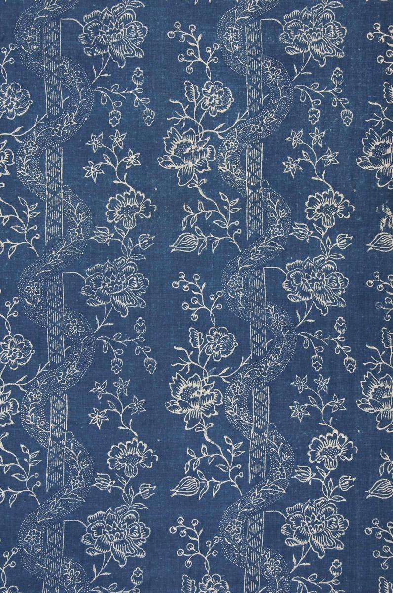 1969.3641 Textile, printed, detail 2