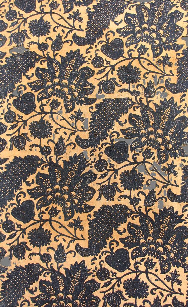 T19 textile, printed design repeat