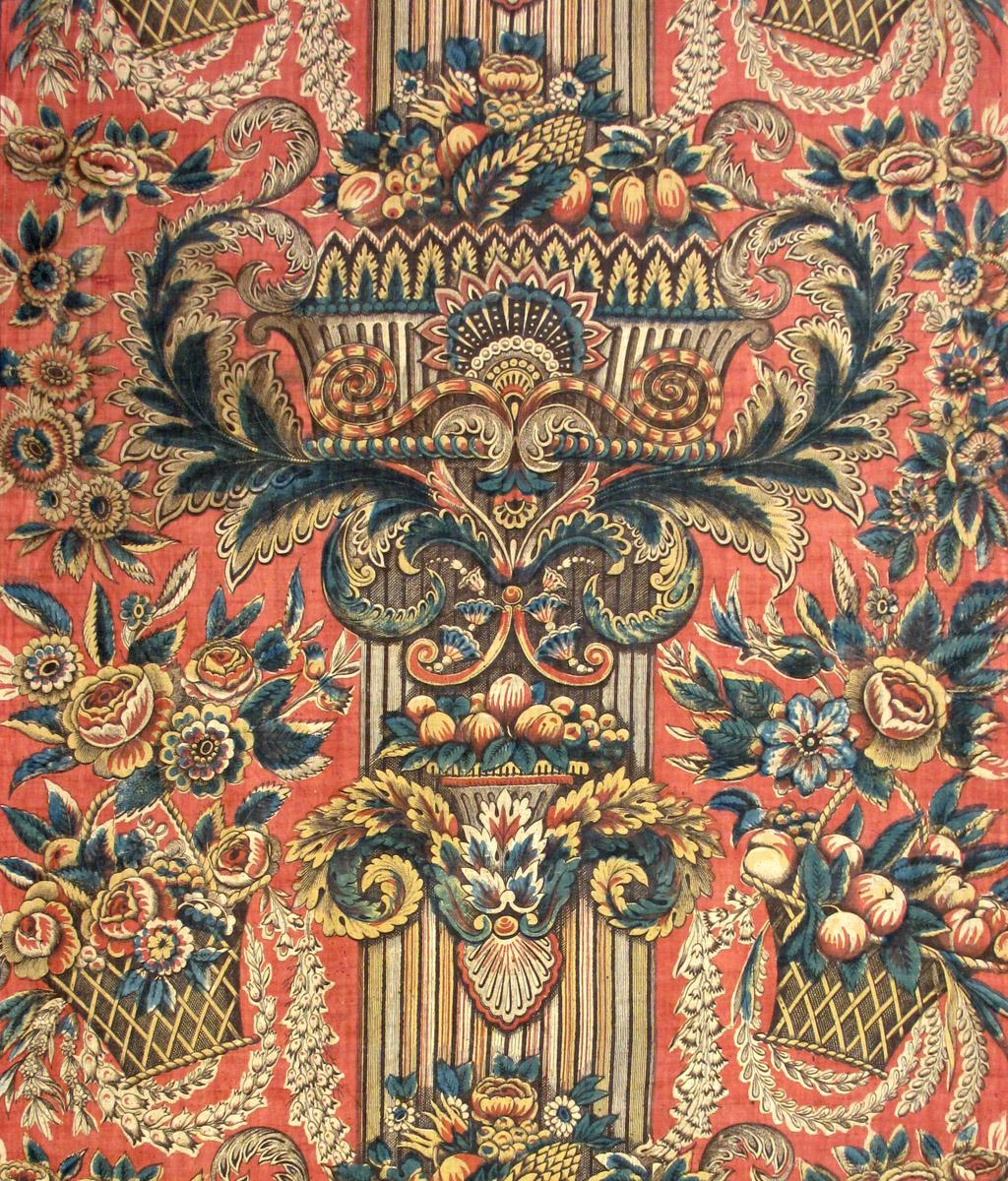 T60 textile, printed design repeat