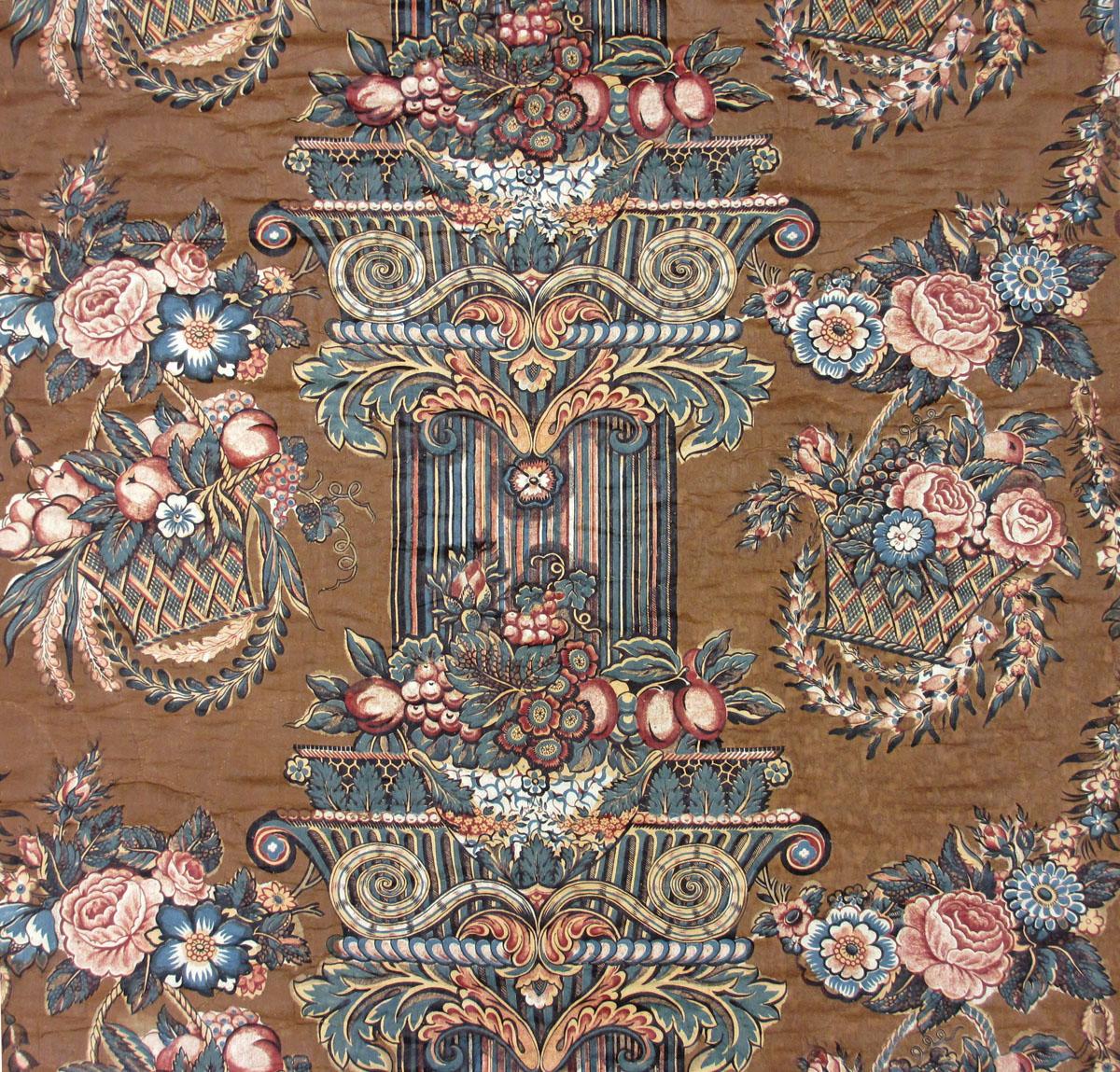 1969.3645.005 textile, printed partial repeat