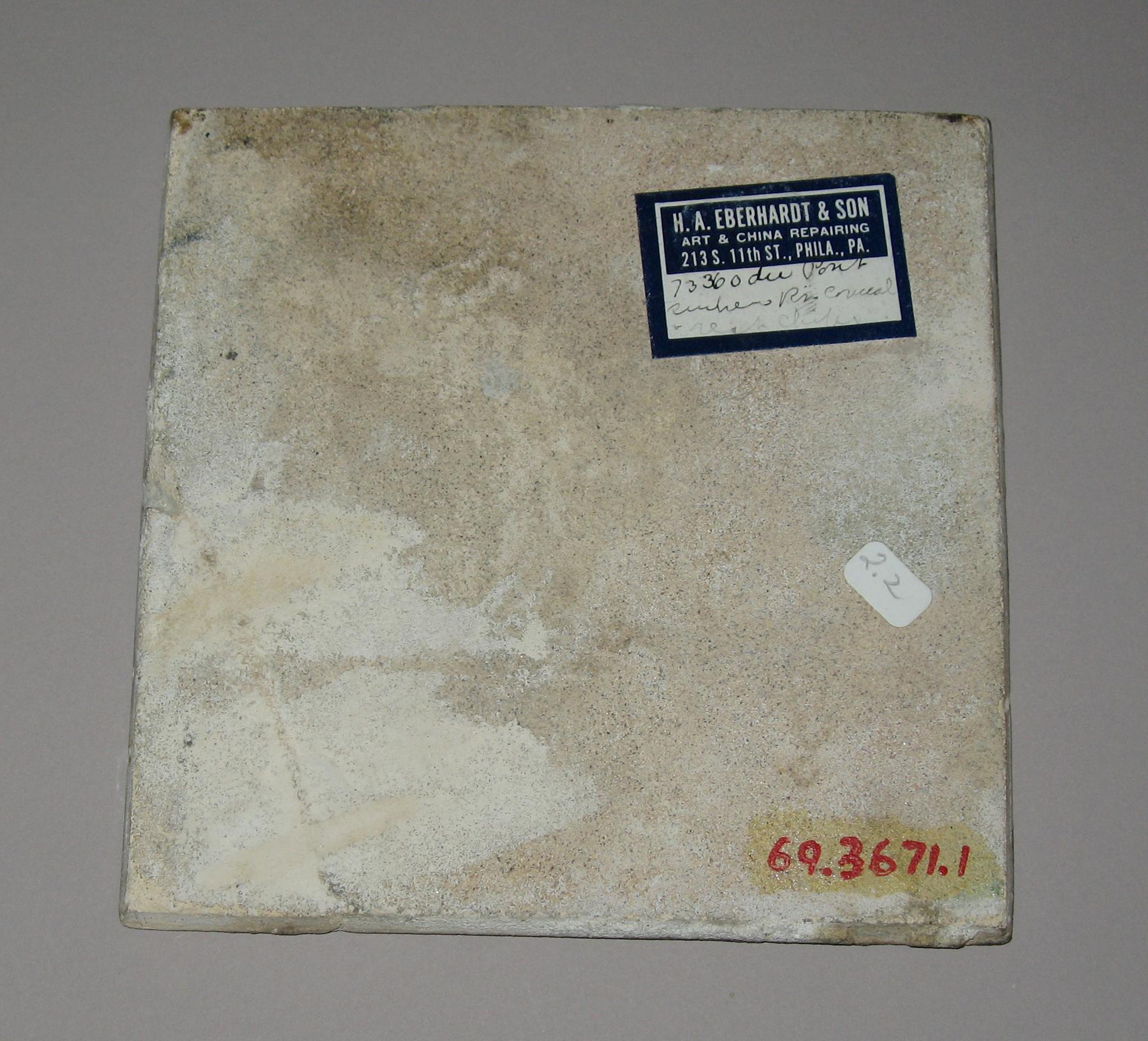 1969.3671.001 Delft tile (back)