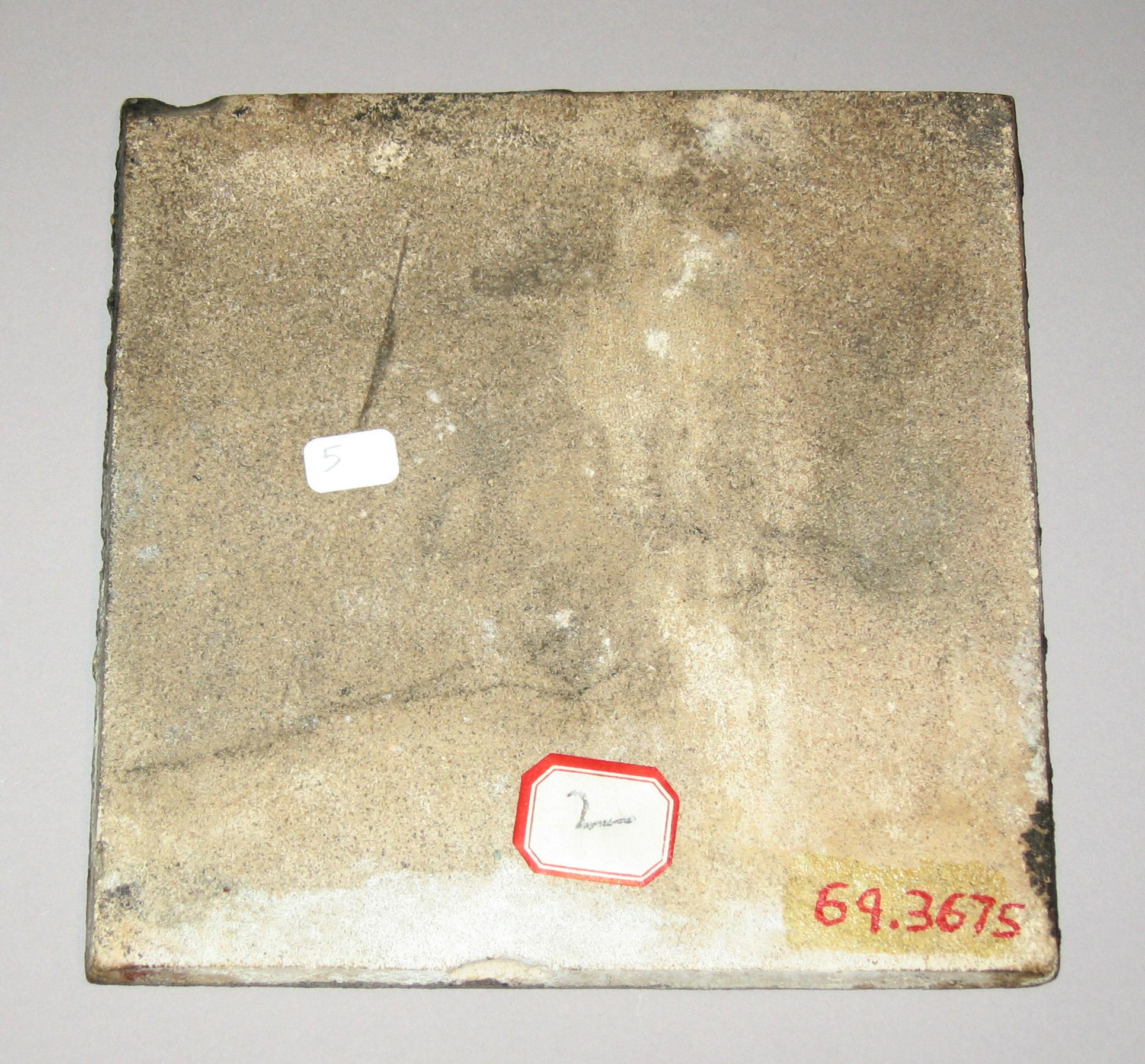 1969.3675 Delft tile (back)