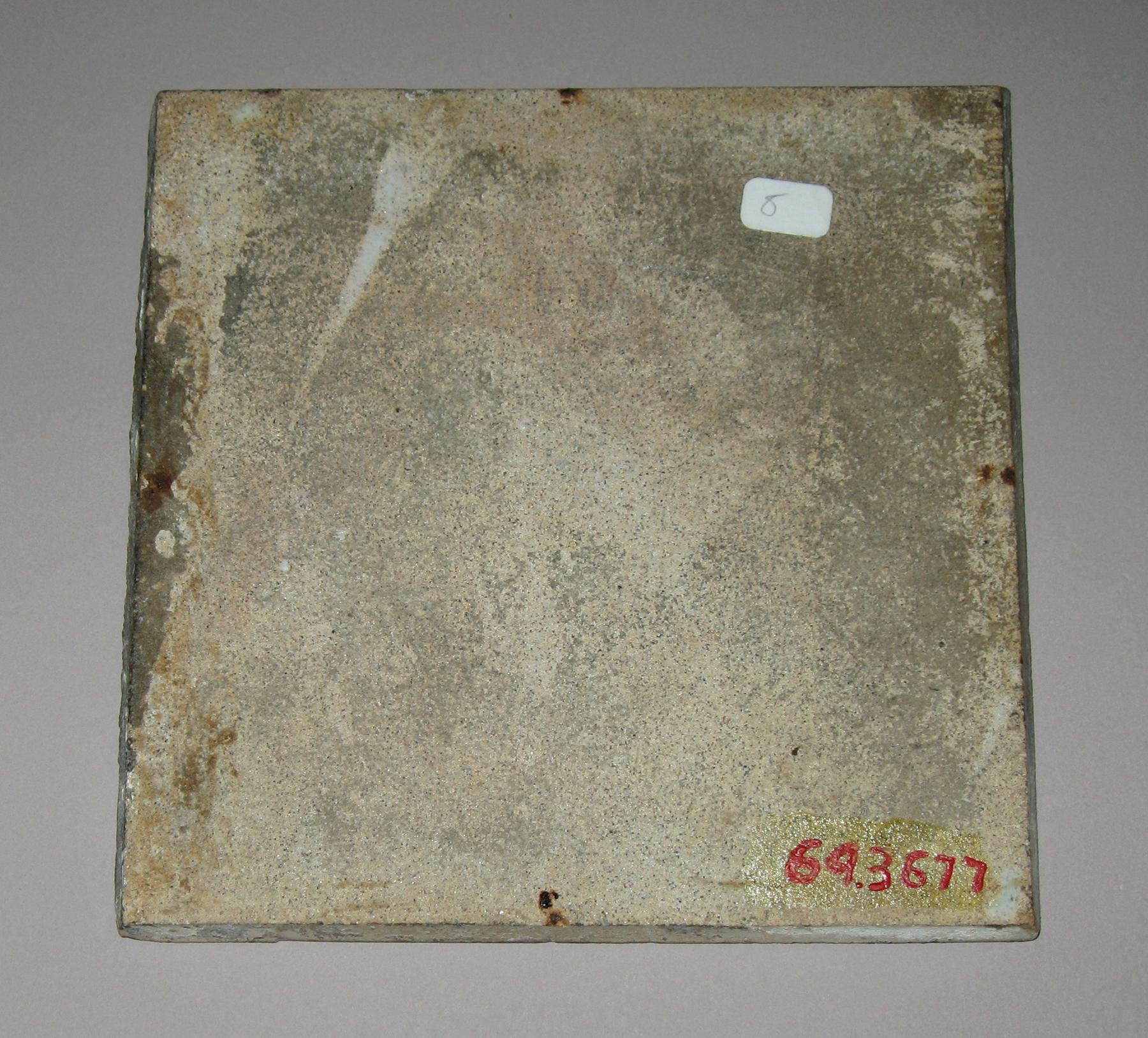 1969.3677 Delft tile (back)