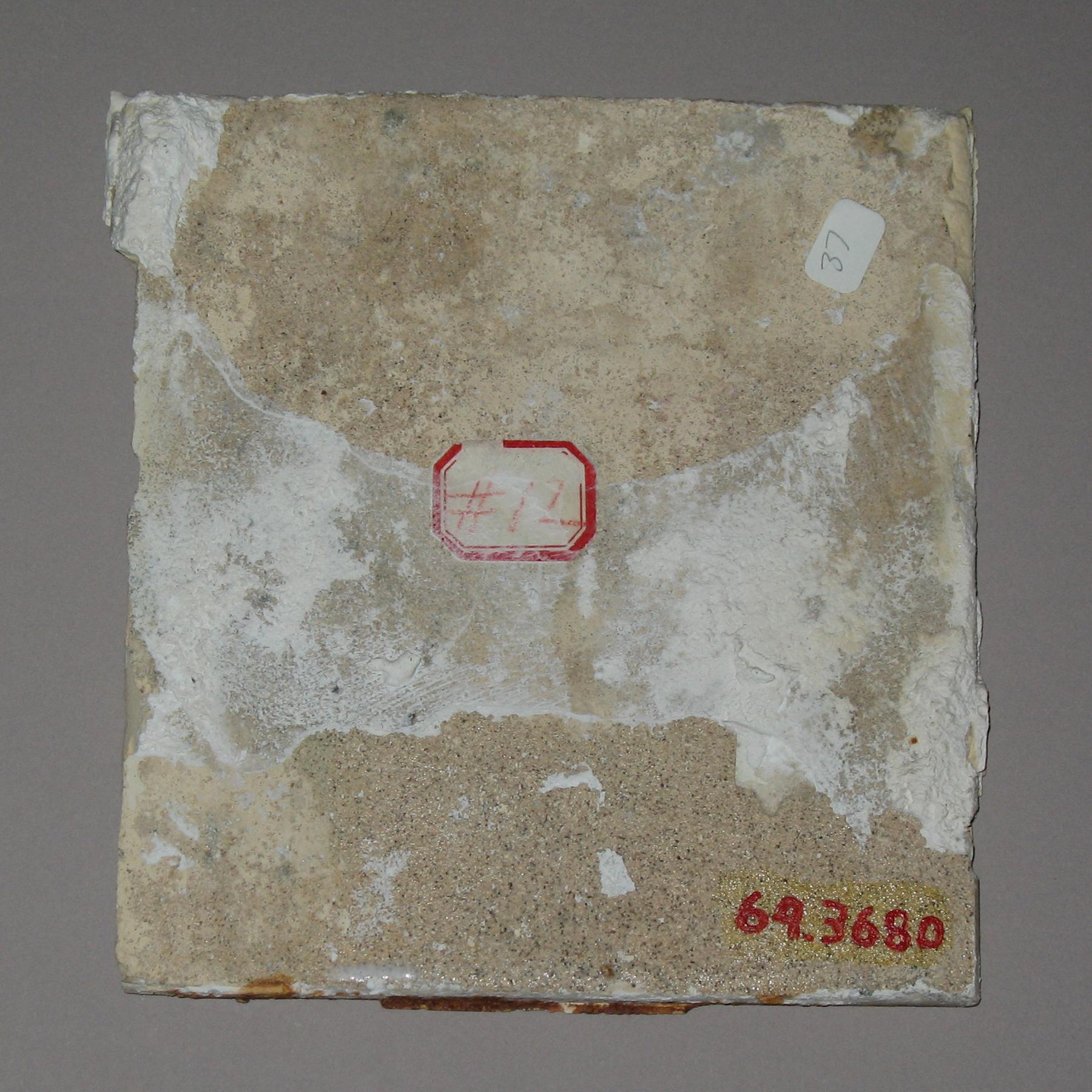 1969.3680 Delft tile (back)