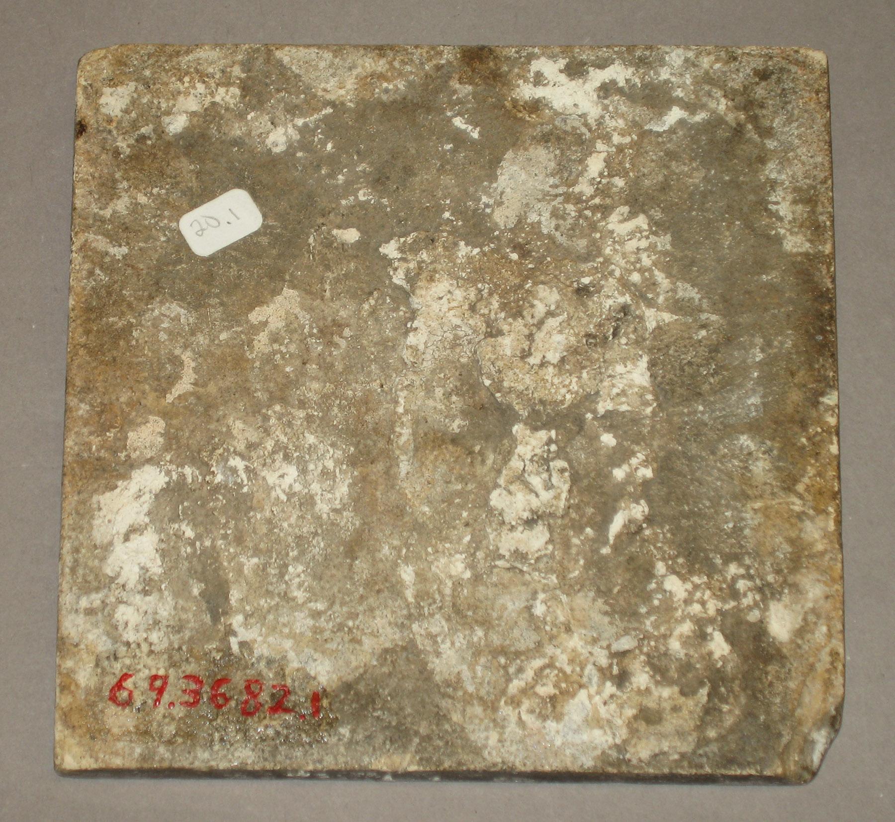 1969.3682.001 Delft tile (back)