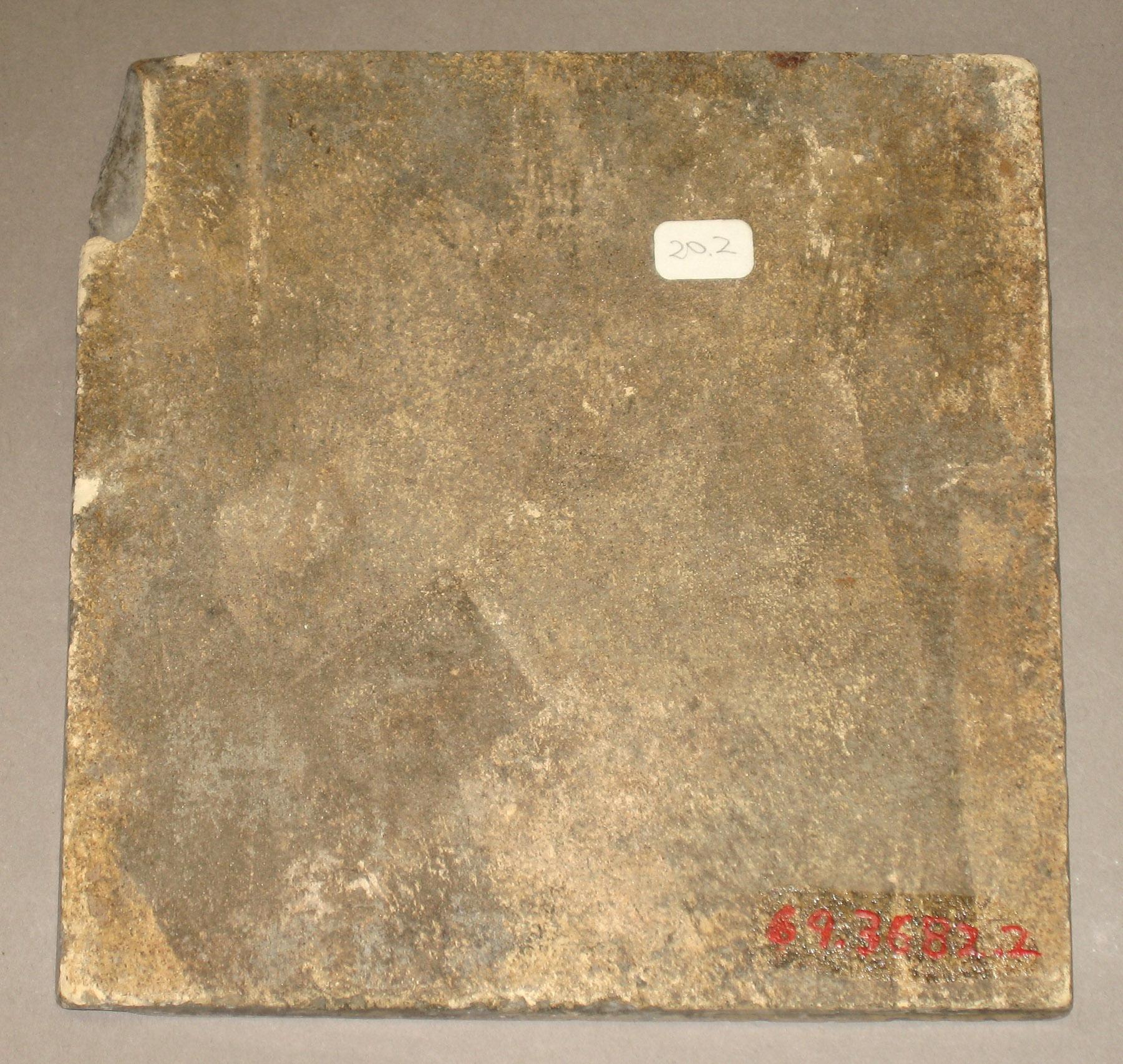 1969.3682.002 Delft tile (back)