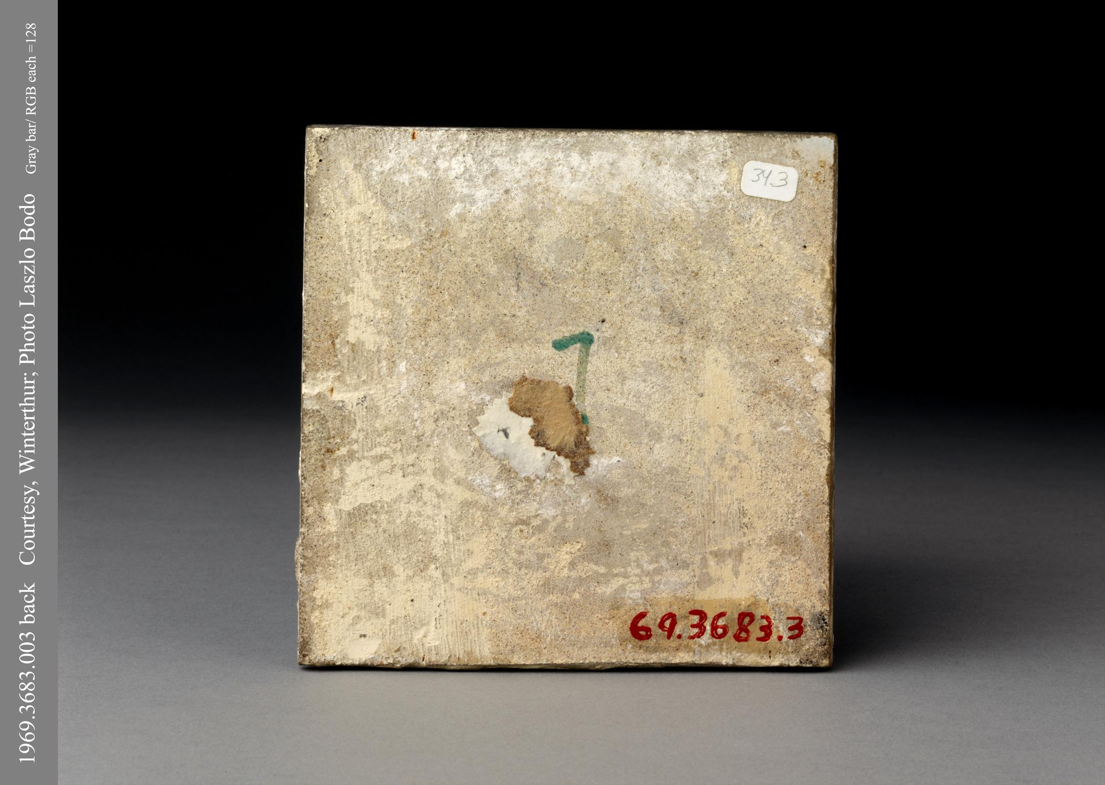 1969.3683.003 Delft tile (back)