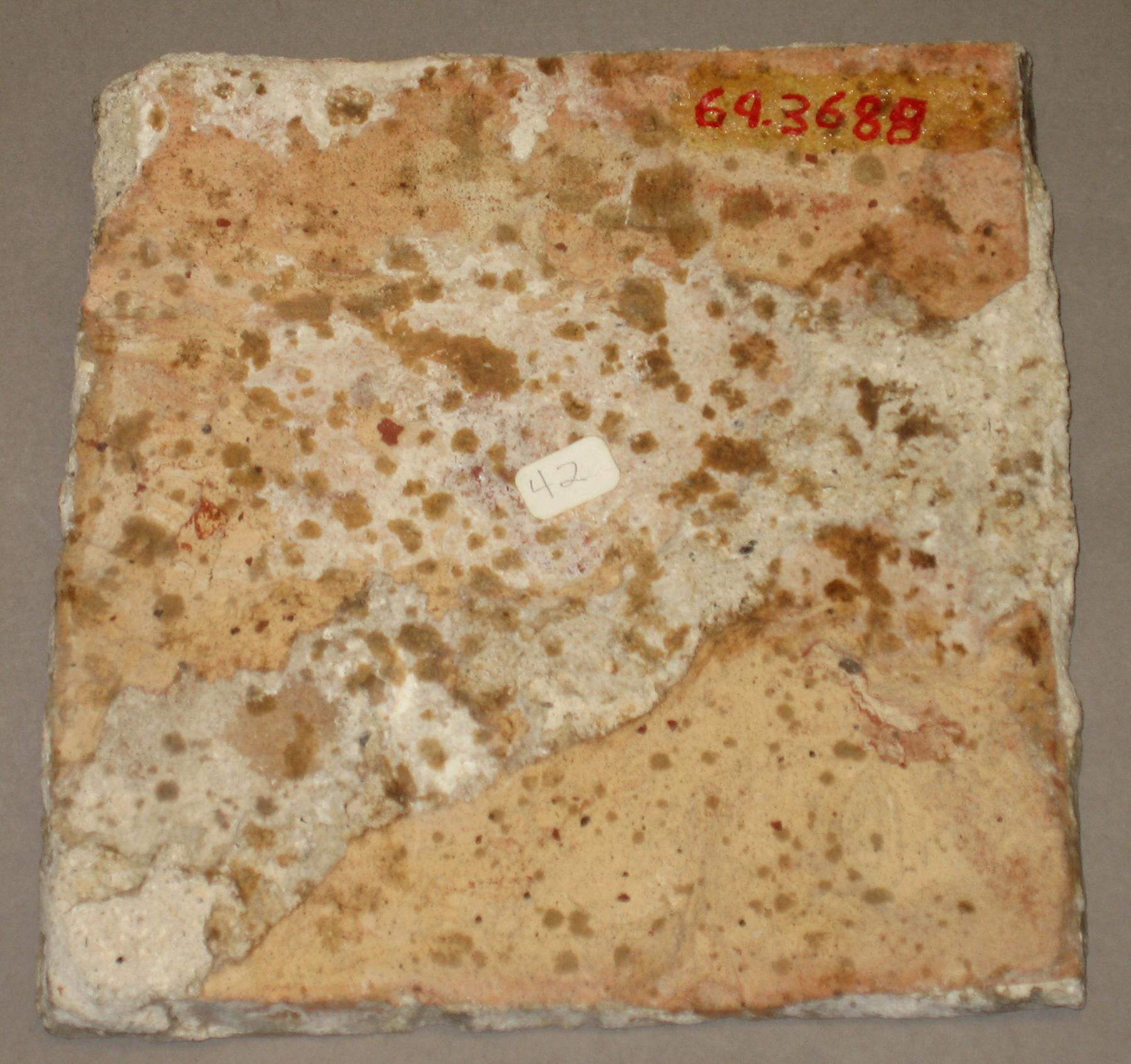 1969.3688 Delft tile (back)