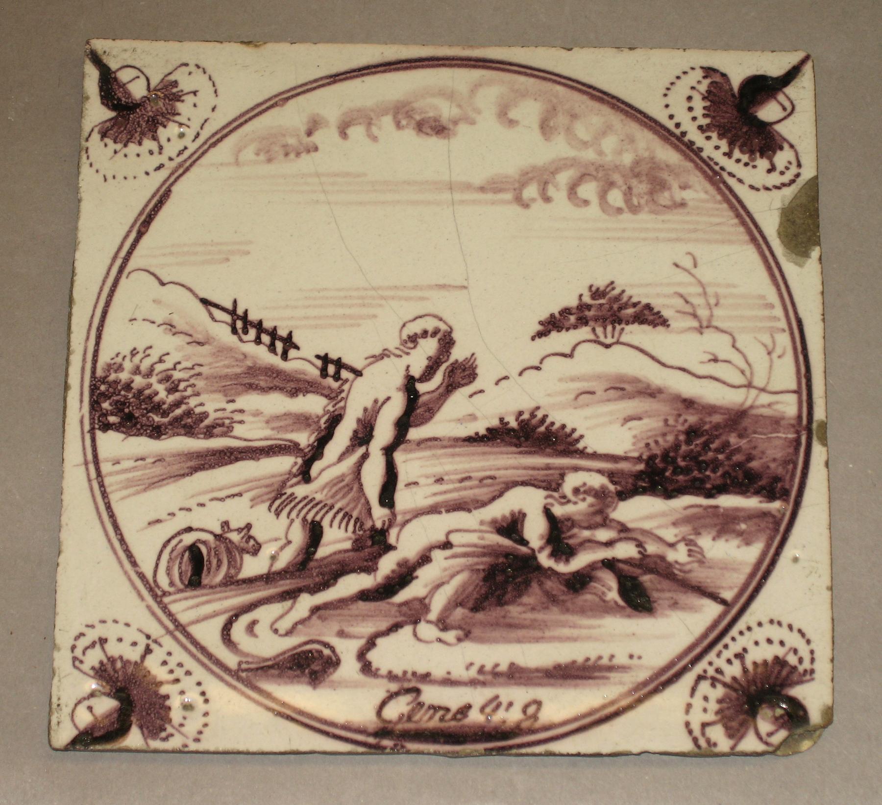 1969.3696 Delft tile