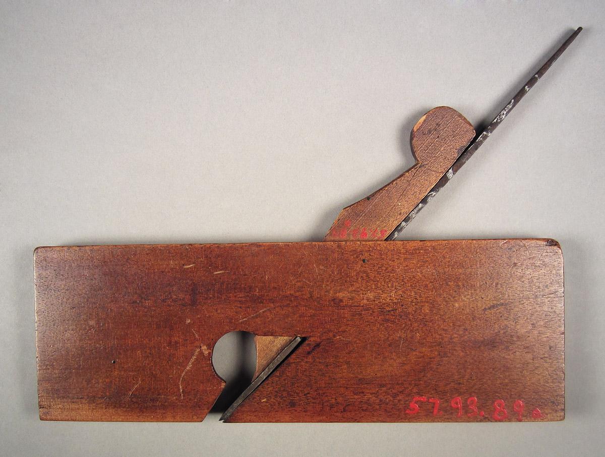 1957.0093.089 A-C, Rabbet plane, overall side 2
