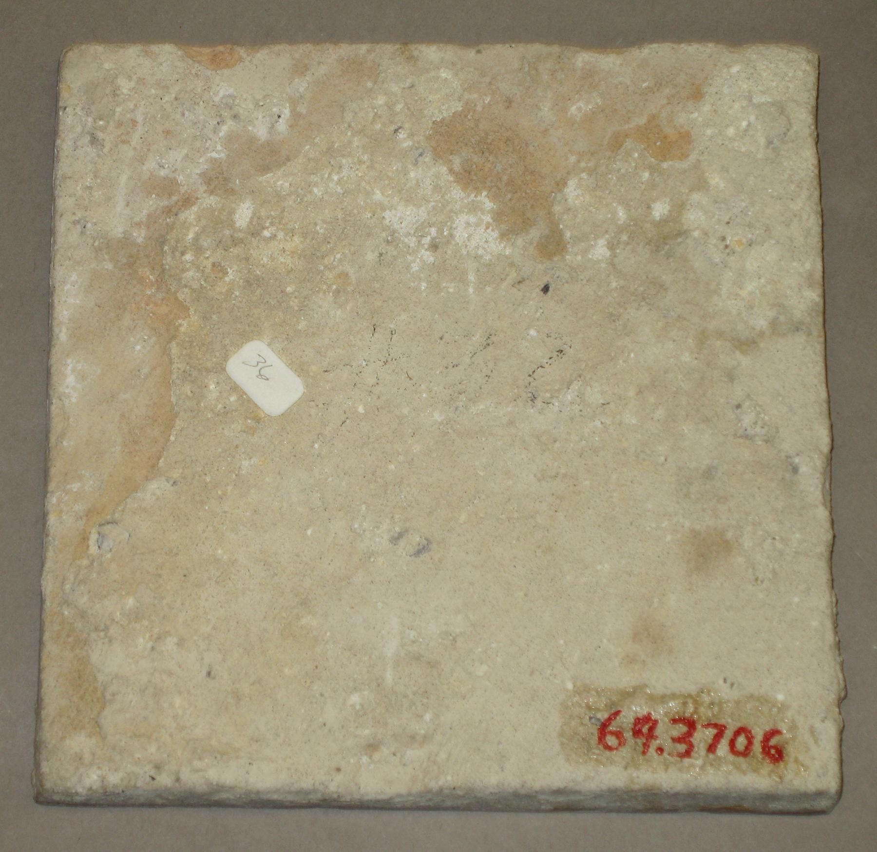 1969.3706 Delft tile (back)