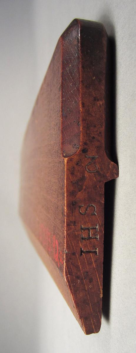 1957.0093.092 A-C, Hollow plane, heel