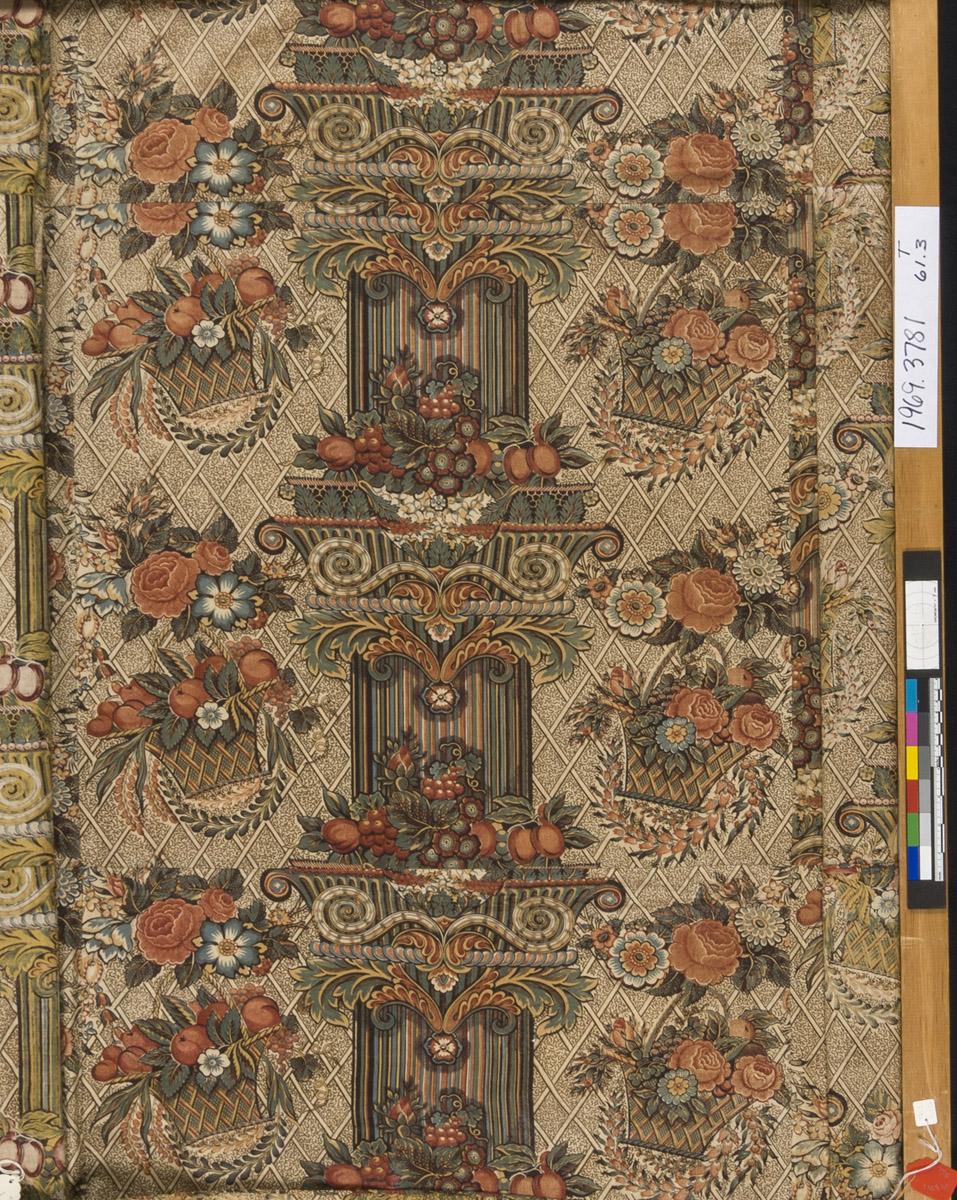 1969.3781Textile, printed, detail 1