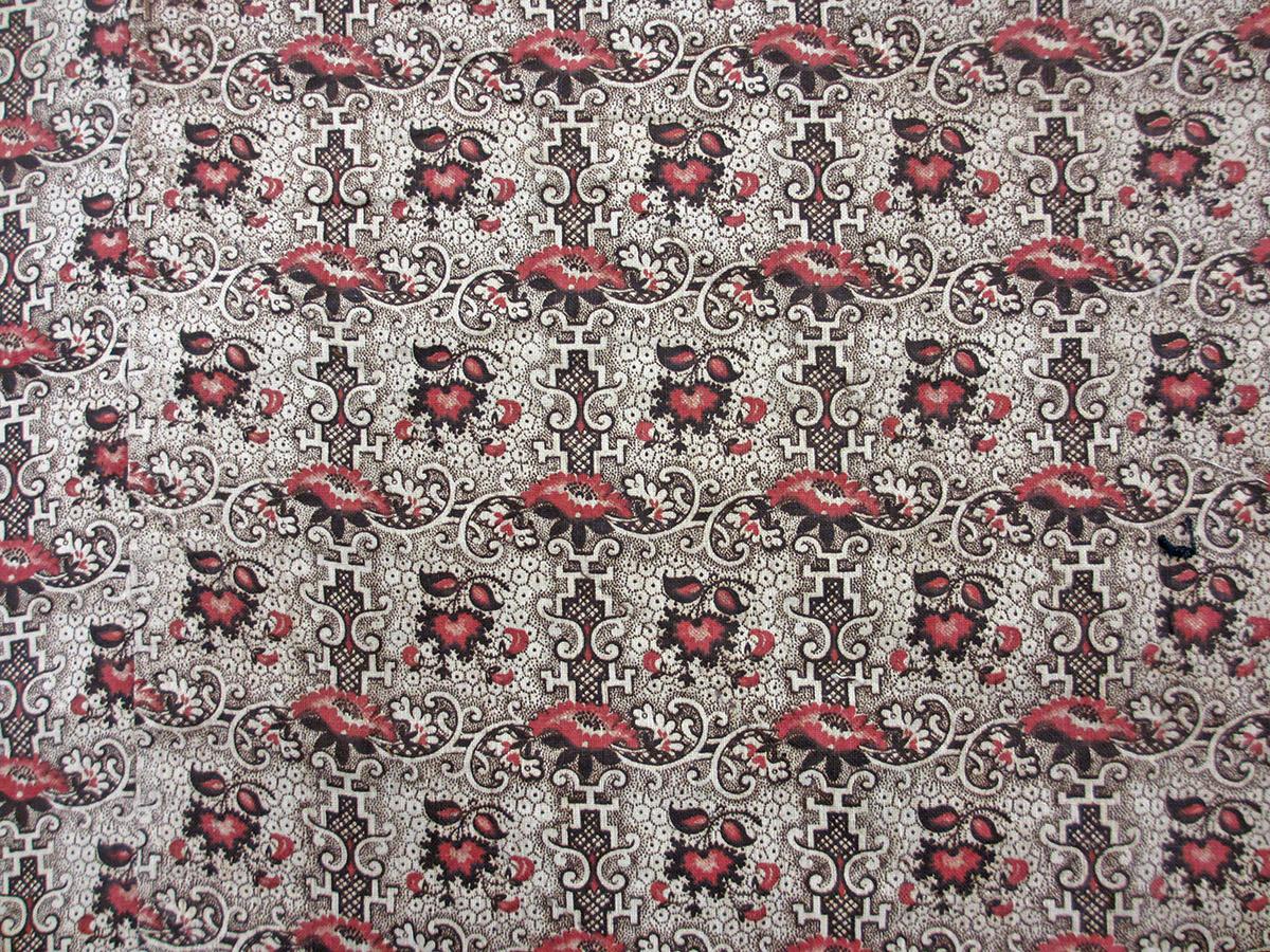 1969.3788.005 textile, printed reverse repeat