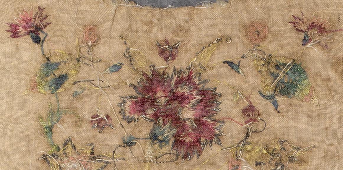 1969.3791 Stomacher, Verso Detail 4