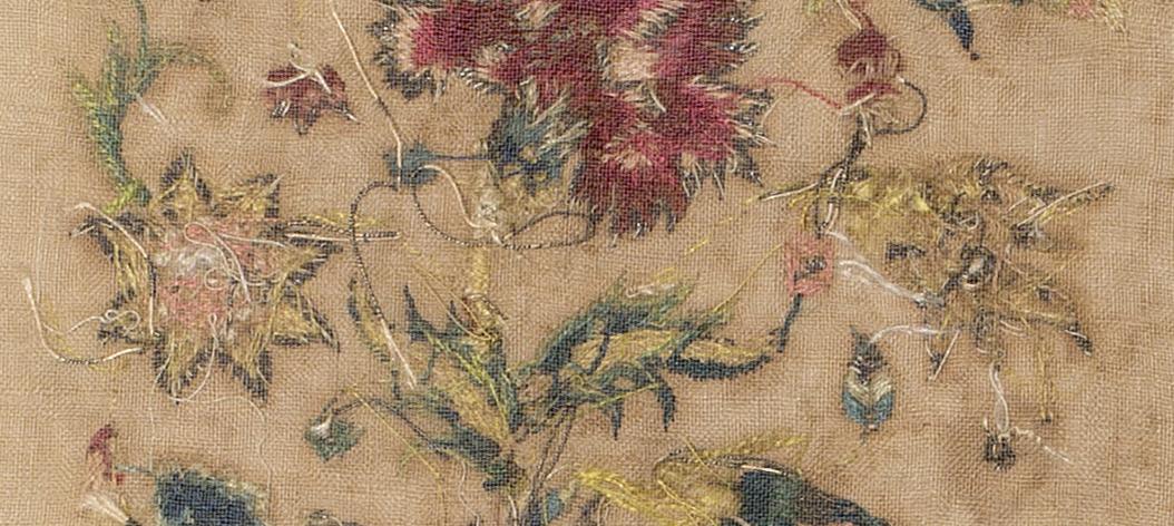 1969.3791 Stomacher, Verso Detail 5